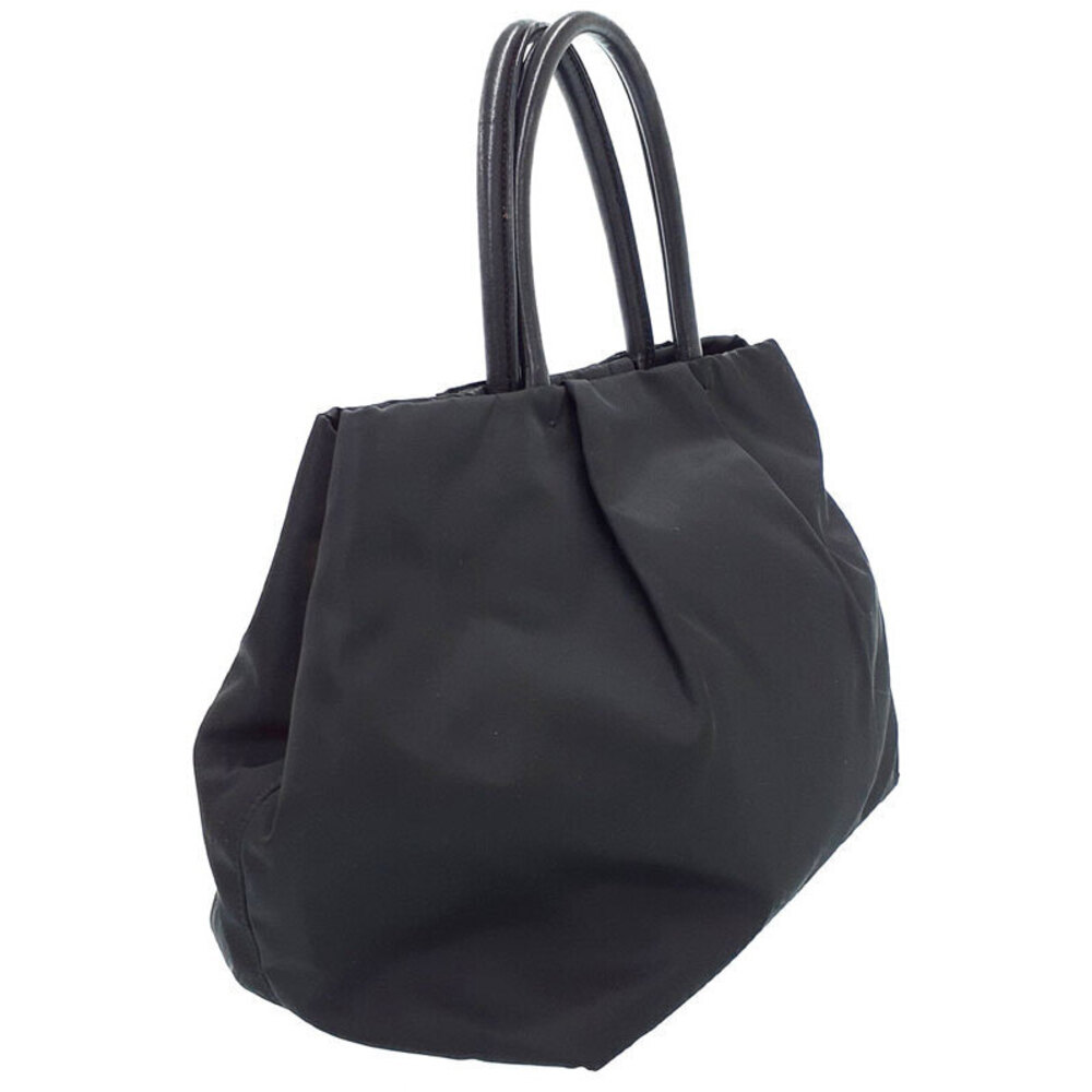 Prada Fiocco 2way Handbag Ribbon Black Bow Tessuto